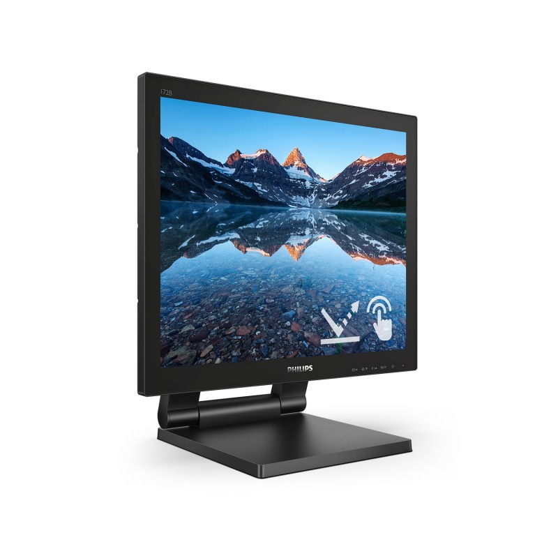 Philips 172B9TL 00 écran plat de PC 43,2 cm (17") 1280 x 1024 pixels Full HD LCD Écran tactile Noir
