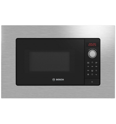 Bosch Serie 2 BEL623MS3 forno a microonde Da incasso Microonde con grill 20 L 800 W Stainless steel