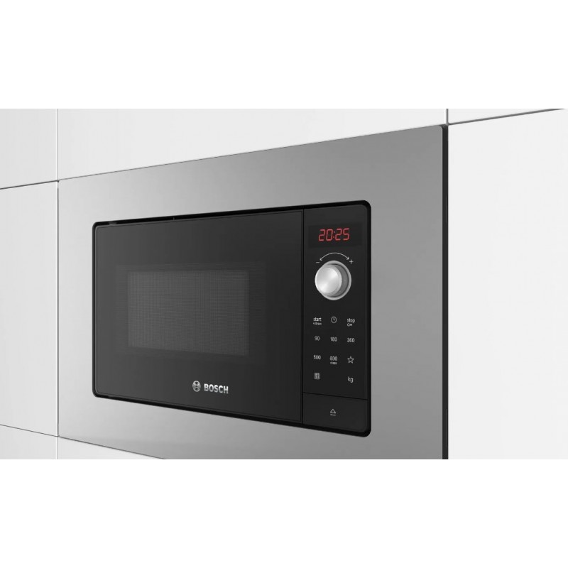 Bosch Serie 2 BEL623MS3 forno a microonde Da incasso Microonde con grill 20 L 800 W Stainless steel