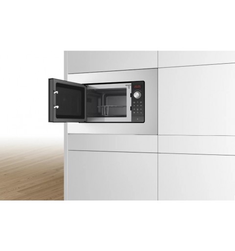 Bosch Serie 2 BEL623MS3 forno a microonde Da incasso Microonde con grill 20 L 800 W Stainless steel