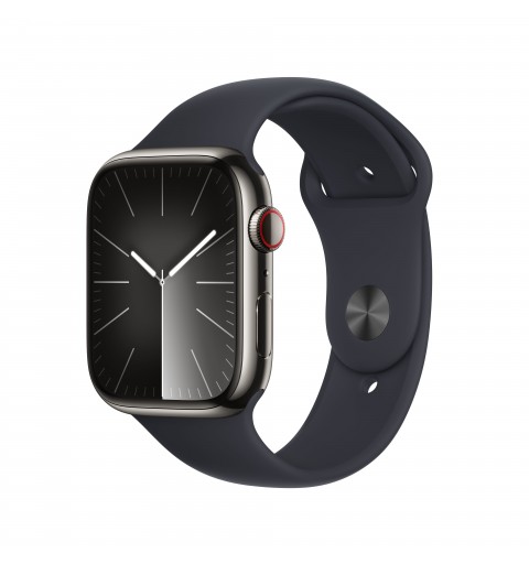 Apple Watch Series 9 45 mm Digital 396 x 484 Pixeles Pantalla táctil 4G Grafito Wifi GPS (satélite)