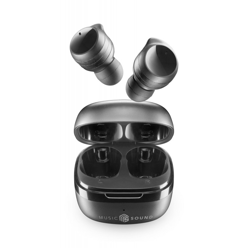 Music Sound Flow Auricolare Wireless In-ear Musica e Chiamate Bluetooth Nero