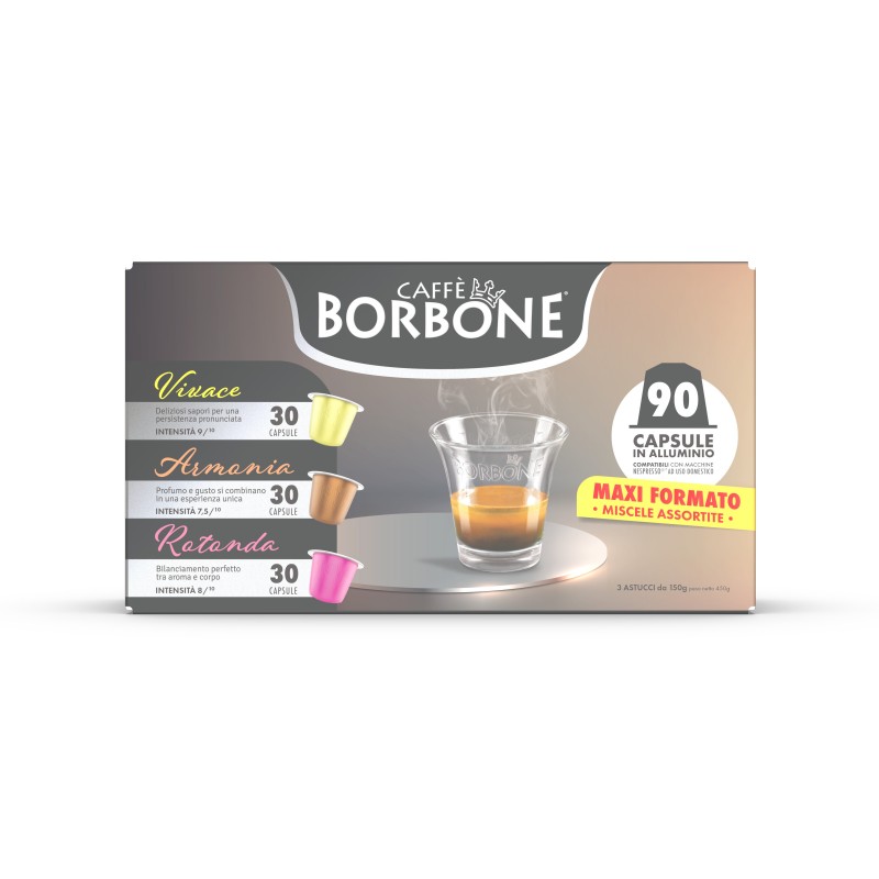 Caffè Borbone REBMIX90PZ Kaffeekapsel & Kaffeepad 90 Stück(e)