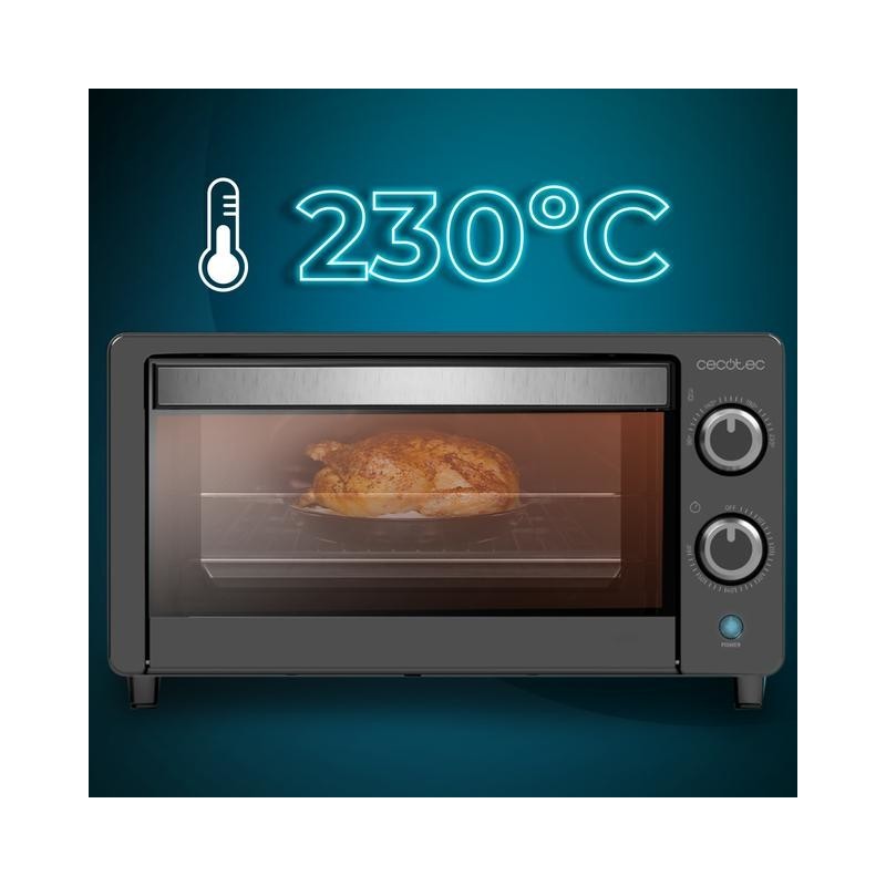 Cecotec 03816 Backofen 10 l 1000 W Schwarz