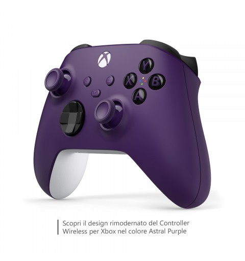 Microsoft QAU-00069 mando y volante Púrpura Bluetooth USB Gamepad Analógico Digital Android, PC, Xbox Series S, Xbox Series X,