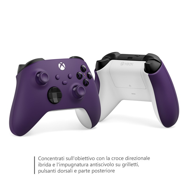 Microsoft QAU-00069 mando y volante Púrpura Bluetooth USB Gamepad Analógico Digital Android, PC, Xbox Series S, Xbox Series X,