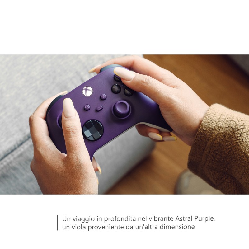 Microsoft Controller Wireless per Xbox - Astral Purple per Xbox Series X|S, Xbox One e dispositivi Windows