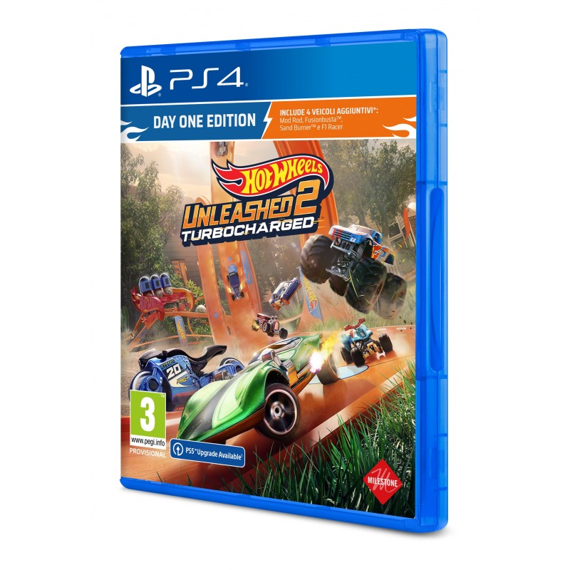 Milestone Hot Wheels Unleashed 2 Turbocharged - Day One Edition Day One (Primer día) Italiano PlayStation 4