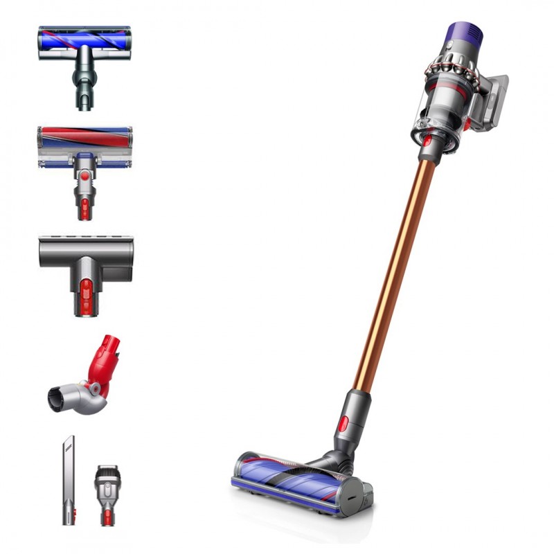 Dyson Cyclone V10 Absolute aspiradora de mano Cobre, Níquel Sin bolsa