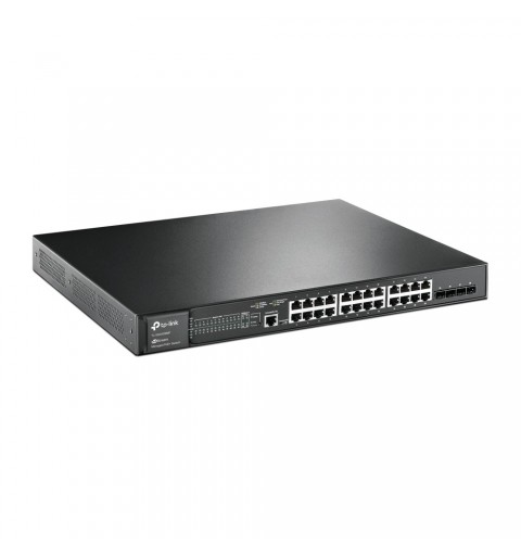 TP-Link TL-SG3428MP switch di rete Gestito L2 L3 Gigabit Ethernet (10 100 1000) Supporto Power over Ethernet (PoE) 1U Nero
