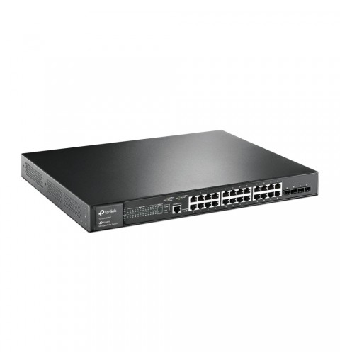 TP-Link TL-SG3428MP switch Gestionado L2 L3 Gigabit Ethernet (10 100 1000) Energía sobre Ethernet (PoE) 1U Negro