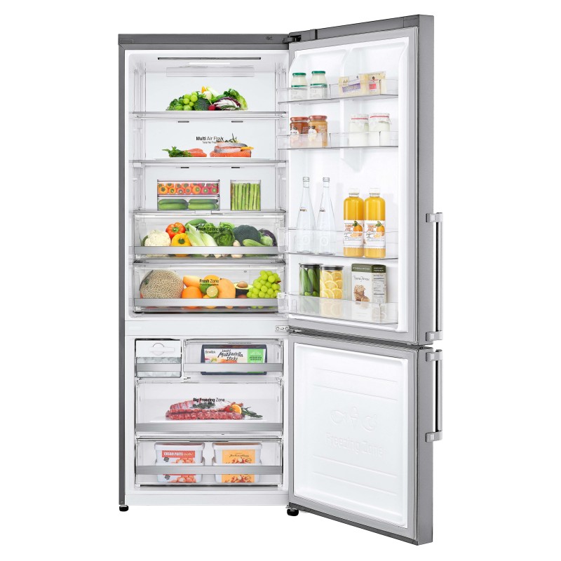 LG GBB569NSAFB fridge-freezer Freestanding 451 L D Stainless steel