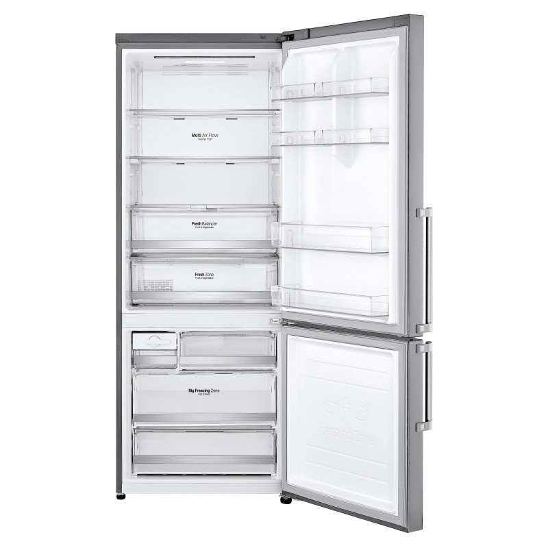 LG GBB569NSAFB fridge-freezer Freestanding 451 L D Stainless steel