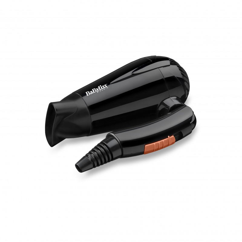 BaByliss Travel Dry 2000 asciuga capelli 2000 W Nero