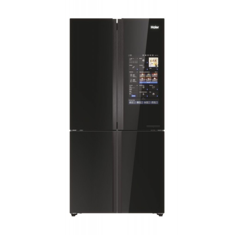Haier Cube 90 Serie 9 HCW9919FSGB side-by-side refrigerator Freestanding 586 L F Black