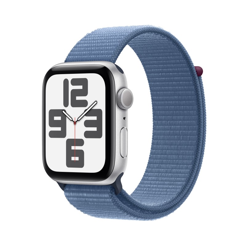 Apple Watch SE GPS Cassa 44mm in Alluminio con Cinturino Sport Loop Blu Inverno