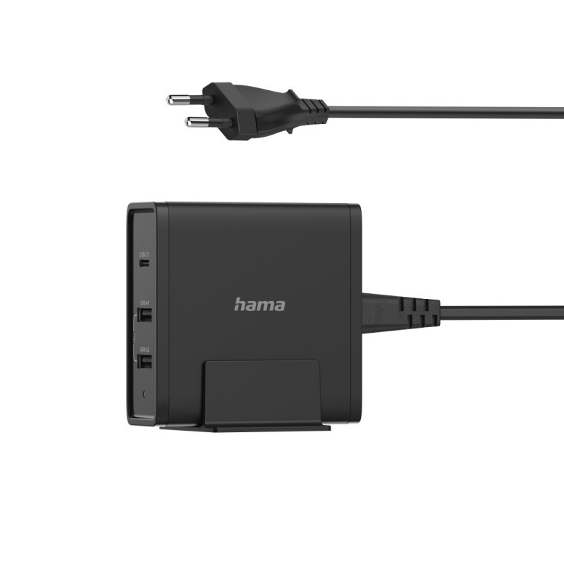 Hama 00200017 chargeur d'appareils mobiles Universel Noir Secteur Charge rapide Intérieure