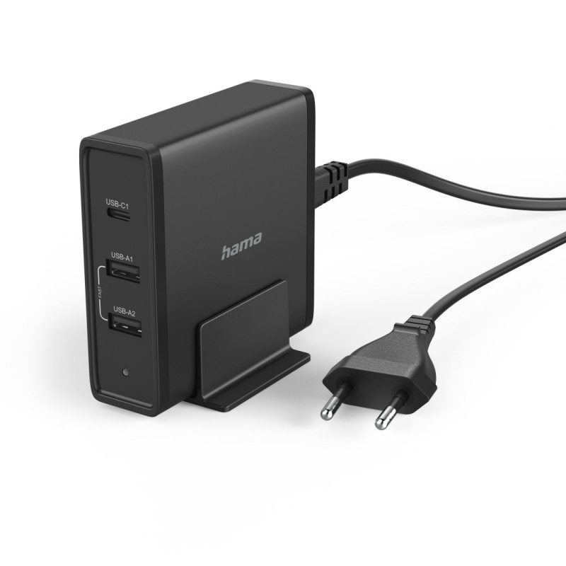 Hama 00200017 chargeur d'appareils mobiles Universel Noir Secteur Charge rapide Intérieure