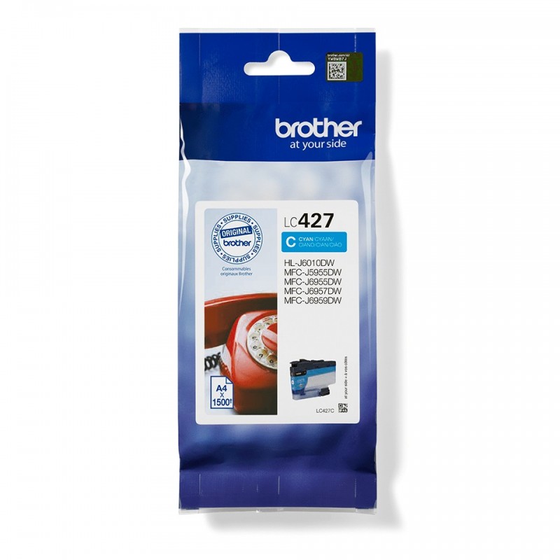 Brother LC-427C ink cartridge 1 pc(s) Original Standard Yield Cyan