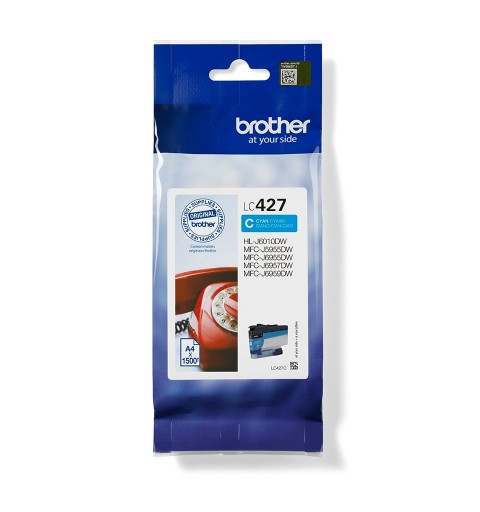 Brother LC-427C ink cartridge 1 pc(s) Original Standard Yield Cyan