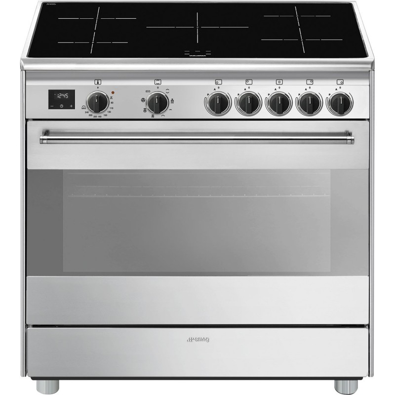 Smeg Concert BG91IX2 cooker Range cooker Zone induction hob Stainless steel A