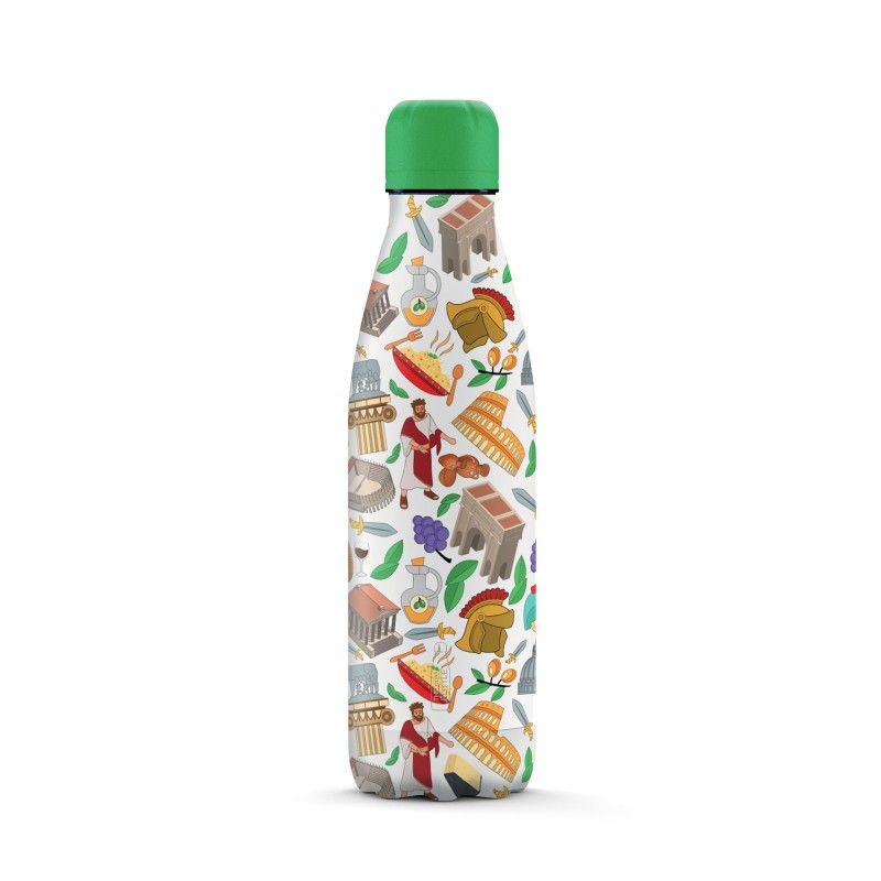 The Steel Bottle City Series No55 ROMA Utilisation quotidienne 500 ml Acier inoxydable Multicolore