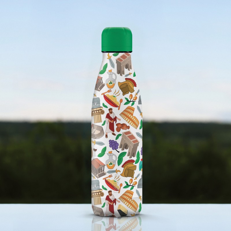 The Steel Bottle City Series No55 ROMA Daily usage 500 ml Stainless steel Multicolour