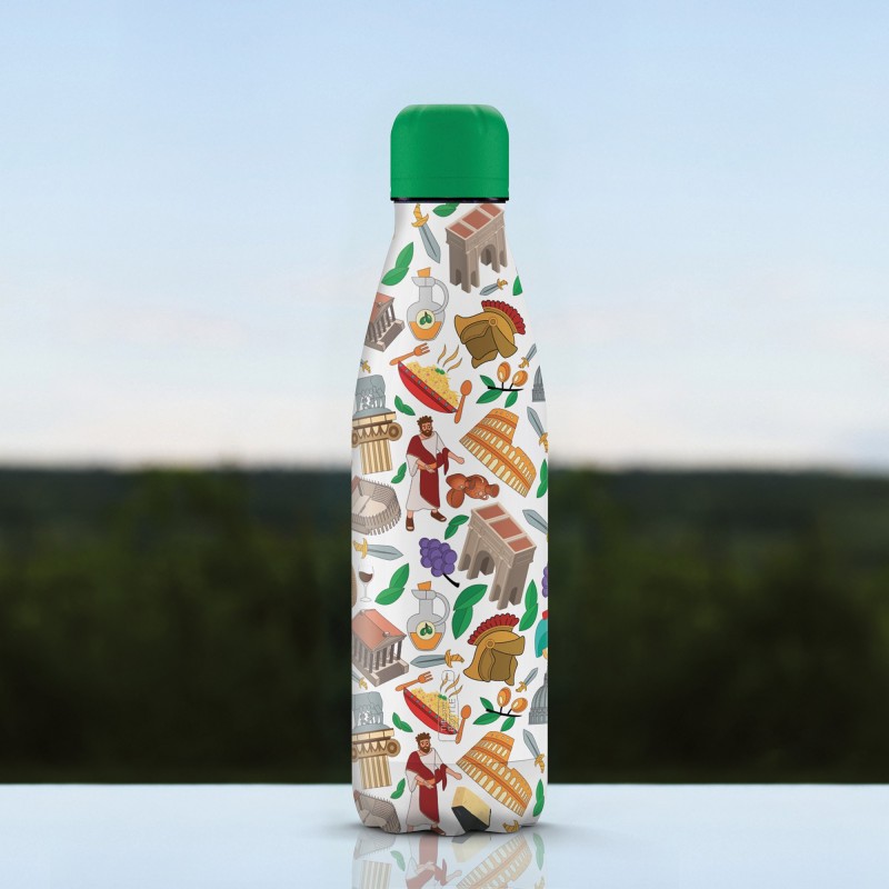 The Steel Bottle City Series No55 ROMA Utilisation quotidienne 500 ml Acier inoxydable Multicolore