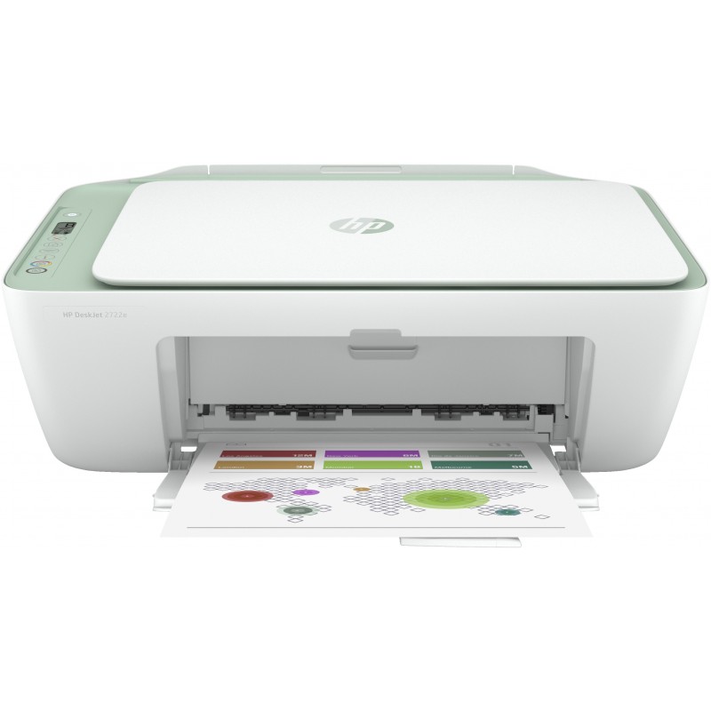 HP DeskJet Imprimante Tout-en-un HP 2722e, Couleur, Imprimante pour Domicile, Impression, copie, numérisation, Sans fil HP+