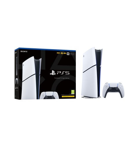 Sony PlayStation 5 Slim Digital 1,02 TB Wi-Fi Nero, Bianco