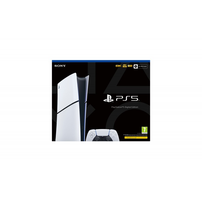 Sony PlayStation 5 Slim Digital 1,02 TB Wi-Fi Nero, Bianco