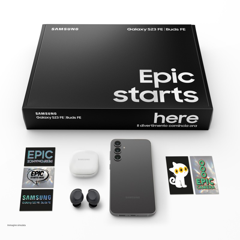 Samsung Galaxy S23 FE Graphite + Buds FE Graphite 16.3 cm (6.4") Dual SIM 5G USB Type-C 8 GB 128 GB 4500 mAh