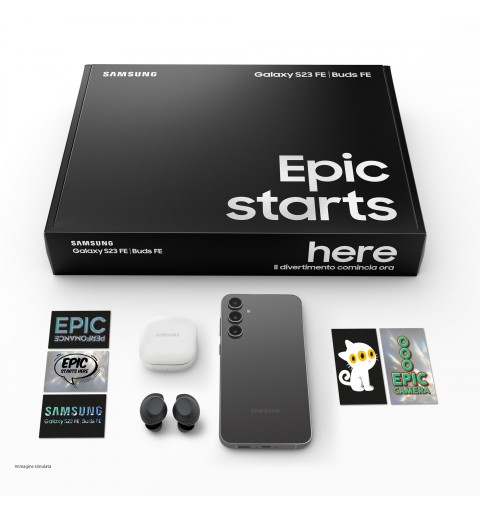 Samsung Galaxy S23 FE Graphite + Buds FE Graphite 16.3 cm (6.4") Dual SIM 5G USB Type-C 8 GB 128 GB 4500 mAh