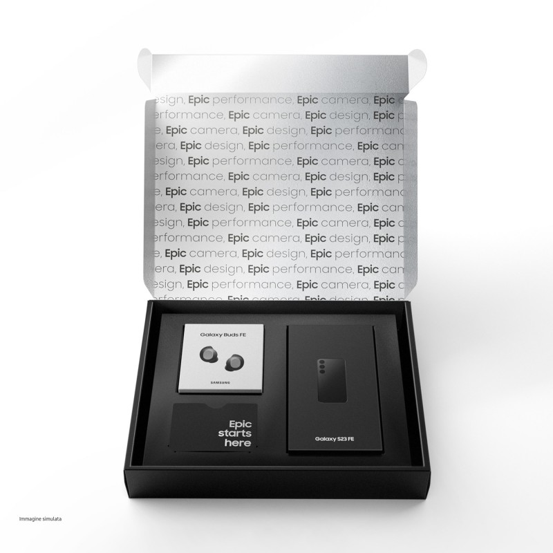 Samsung Galaxy S23 FE Graphite + Buds FE Graphite 16.3 cm (6.4") Dual SIM 5G USB Type-C 8 GB 128 GB 4500 mAh