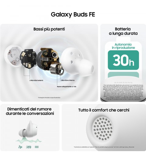 Samsung Galaxy S23 FE Graphite + Buds FE Graphite 16,3 cm (6.4") SIM doble 5G USB Tipo C 8 GB 128 GB 4500 mAh Grafito