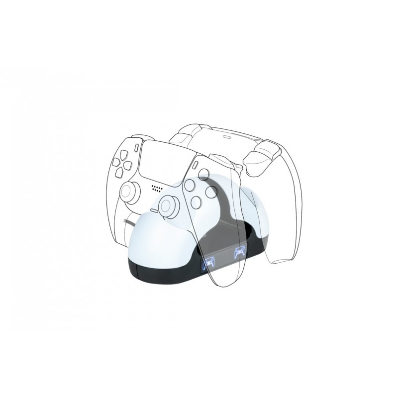 Bigben Interactive PS5DUALCHARGERV3 accessorio di controller da gaming Base di ricarica