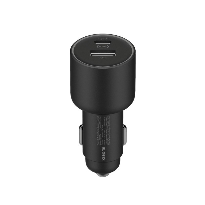 Xiaomi 43907 chargeur d'appareils mobiles Universel Noir Allume-cigare Auto Xiaomi 43907 chargeur d'appareils mobiles Universel Noir Allume-cigare Auto
