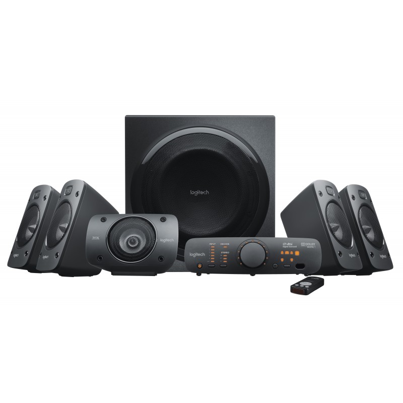 Logitech Z906 set di altoparlanti 500 W Universale Nero 5.1 canali 67 W Logitech Z906 set di altoparlanti 500 W Universale Nero 5.1 canali 67 W