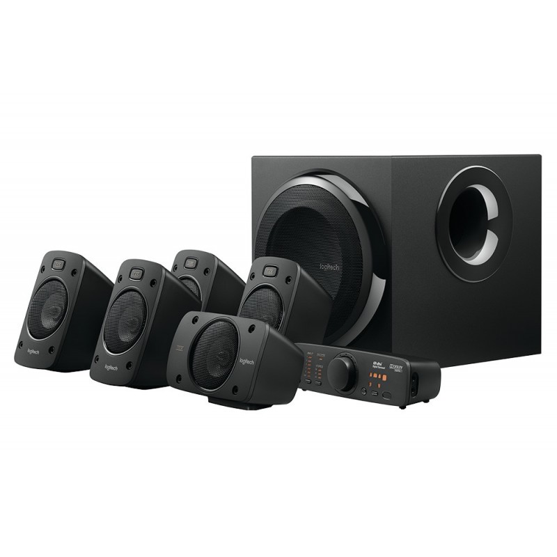 Logitech Z906 set di altoparlanti 500 W Universale Nero 5.1 canali 67 W Logitech Z906 set di altoparlanti 500 W Universale Nero 5.1 canali 67 W