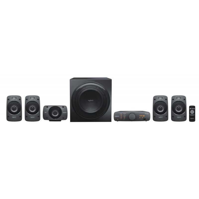 Logitech Z906 set di altoparlanti 500 W Universale Nero 5.1 canali 67 W Logitech Z906 set di altoparlanti 500 W Universale Nero 5.1 canali 67 W