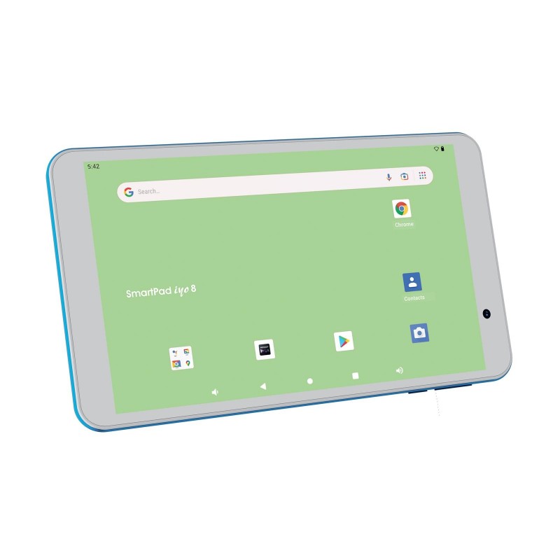 Mediacom SmartPad 8 32 GB 20,3 cm (8") Cortex 3 GB Android 12 Azul, Blanco