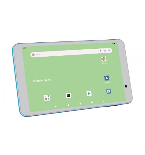 Mediacom SmartPad 8 32 GB 20,3 cm (8") Cortex 3 GB Android 12 Azul, Blanco