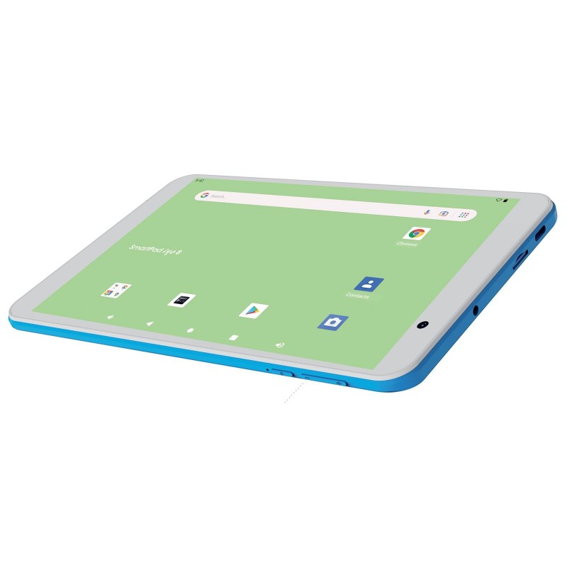 Mediacom SmartPad 8 32 GB 20,3 cm (8") Cortex 3 GB Android 12 Azul, Blanco