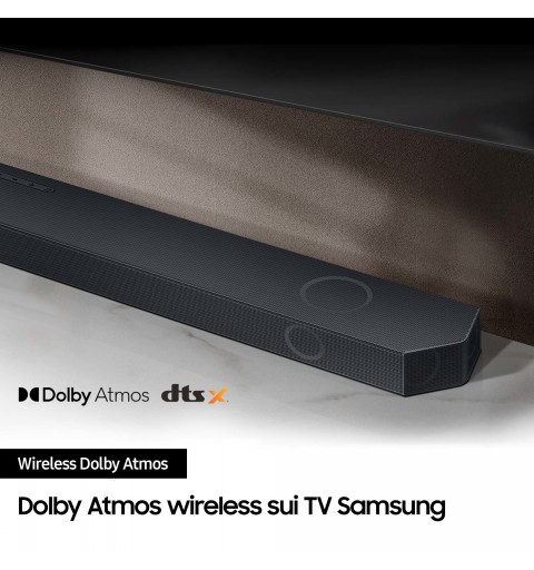 Samsung Soundbar HW-Q930C ZF Serie Q, 17 speaker, Wireless Dolby Atmos, Audio a 9.1.4 canali, Q-Simphony, Compatibile con Alexa