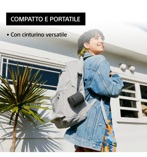 Sony SRS-XB100 - Speaker Wireless Bluetooth, portatile, leggero, compatto, da esterno, da viaggio, resistente IP67 impermeabile