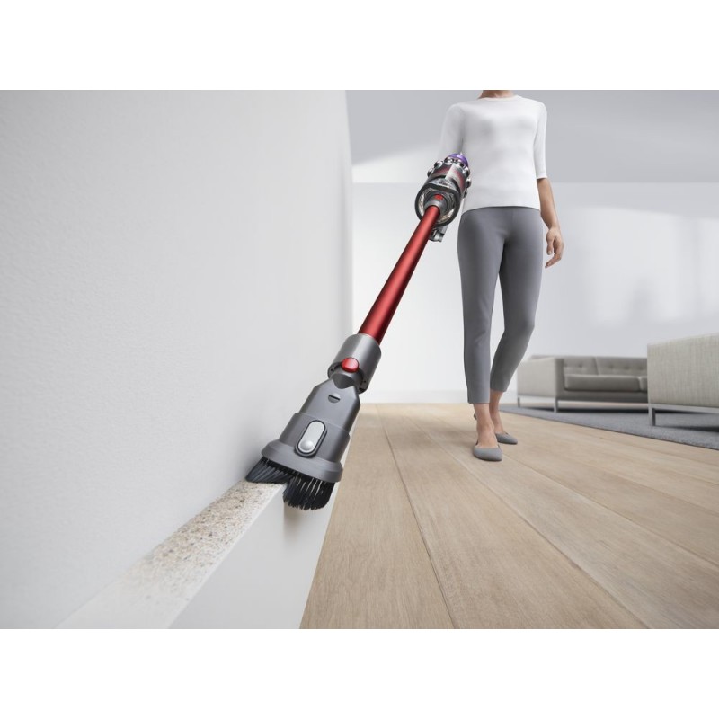 Dyson V11 Fluffy aspirapolvere senza filo Nichel, Rosso Senza sacchetto