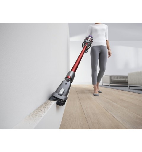 Dyson V11 Fluffy aspirapolvere senza filo Nichel, Rosso Senza sacchetto