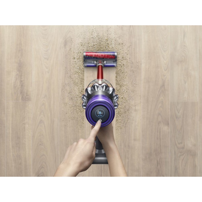 Dyson V11 Fluffy aspirapolvere senza filo Nichel, Rosso Senza sacchetto