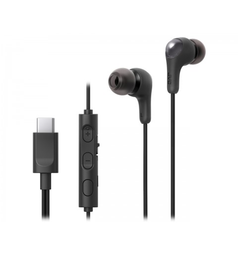 JVC HA-FR9UC Auriculares Alámbrico Dentro de oído Llamadas Música USB Tipo C Negro