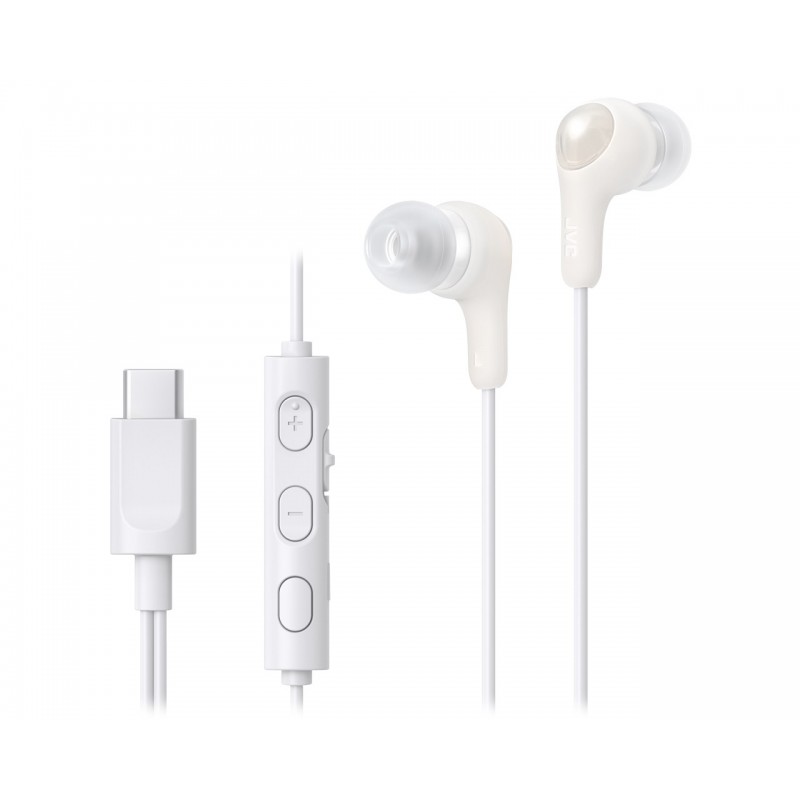 JVC HA-FR9UC Auricolare Cablato In-ear Musica e Chiamate USB tipo-C Bianco